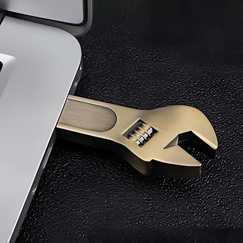 Sleek 128 GB Metal Wrench USB Flash Drive – High-Speed, Stylish Pendrive for All Devices, Ultimate Data Storage Solution