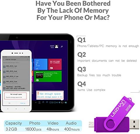 Unlock Ultimate Storage with LEIZHAN 128 GB OTG Flash Drive – Fast USB 2.0 Micro Pendrive for Android Devices, Perfect for Samsung Galaxy, Xiaomi, LG, Sony, One Plus, HTC, and Meizu – Reliable, Portable Memory Solution for Photos, Videos, and Documents