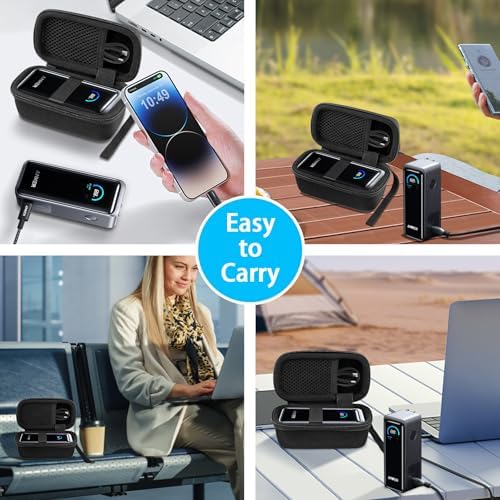 Premium Hard Travel Case for Anker Prime 9600 m Ah Power Bank – Ultimate Protection & Portability for Your Battery Pack – Lightweight, Waterproof Design with Secure Zipper Closure – Enhance Your Charging Experience and Safeguard Against Damage