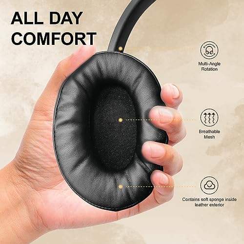 Soul Ultra Wireless 2 Over-Ear Bluetooth Headphones – 65-Hour Battery Life, Rapid USB-C Charging, and Luxurious Protein Earpads for All-Day Comfort – Immersive Low Latency Audio with Deep Bass – Perfect Companion for Travel, Gym, and Active Lifestyles in Chic Beige Finish