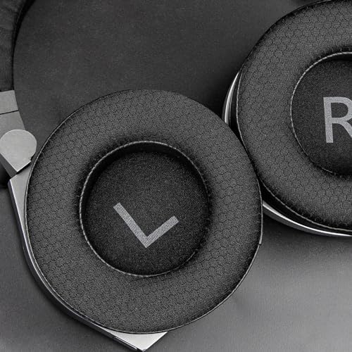 Premium SOULWIT Mesh Earpads for JBL Synchros E50, E50 BT, S500, S700 Wireless Headphones – Ultimate Noise Isolation and Comfort Upgrade in Stylish Black Gold – Durable Replacement Cushions for Enhanced Audio Experience