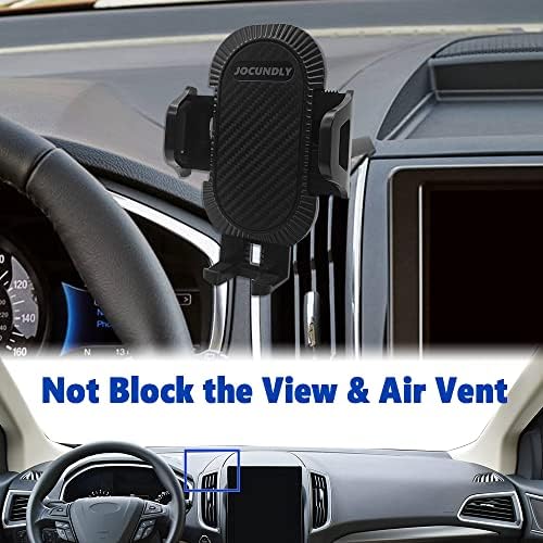 Ford Edge-Specific Car Phone Mount (2015-2023) – Thick Case Compatible Mobile Holder for Hands-Free Navigation, 360-Degree Rotation, and Air Vent Stability – Perfect for All Smartphone Brands – Effortless Installation, Ideal Auto Accessory for Safe Driving and Connectivity