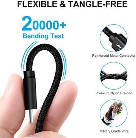 CLEEFUN 26 ft Long USB C Charging Cable – Premium Nylon Braided USB A 2.0 to Type C Cord for Fast Charging & Data Transfer, Ideal for PS5 Controller, Nintendo Switch, Galaxy Note, and USB-C Devices – Unmatched Durability and Flexibility