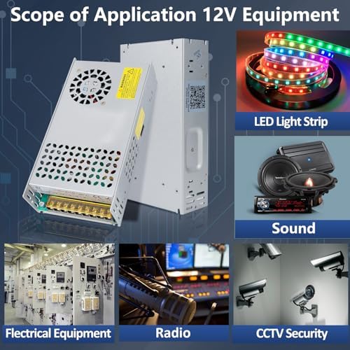 High-Performance 600 W 36 V DC Power Supply Converter – Versatile 110 V AC to 36 V Switching Transformer for Winches, Car Jacks, CCTV Systems & More – Exceptional Reliability with Advanced Safety Features and Compact Design for High-Demand Applications