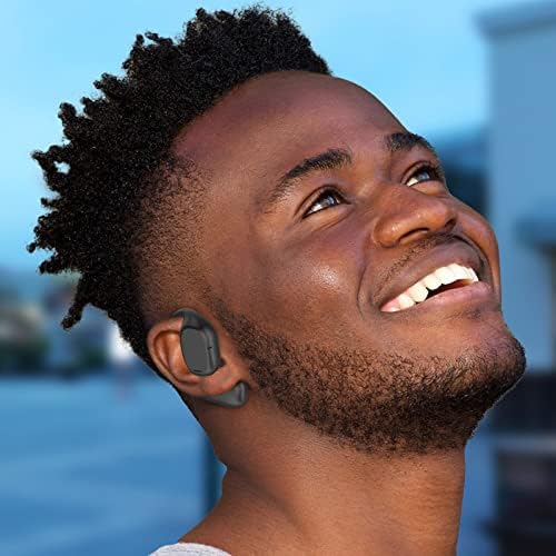 Experience Boundless Freedom with VG333 Open-Ear Bluetooth Headphones: Ultra-Thin Silicone Ear Hooks for Ultimate Comfort, 70-Hour Playtime, and Immersive Bass – Ideal for Active Lifestyles with Touch Control and Next-Gen Bluetooth 5.3 Connectivity