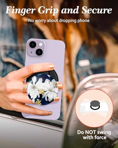 Adorable Cartoon Mag Safe-Compatible Phone Grip Stand – Lightweight Kickstand Ring Holder for Enhanced Usability – Perfect Accessory for i Phone 16/15/14/13/12 with Playful Design for Women and Girls – Durable, Easy-to-Install Magnetic Phone Accessory