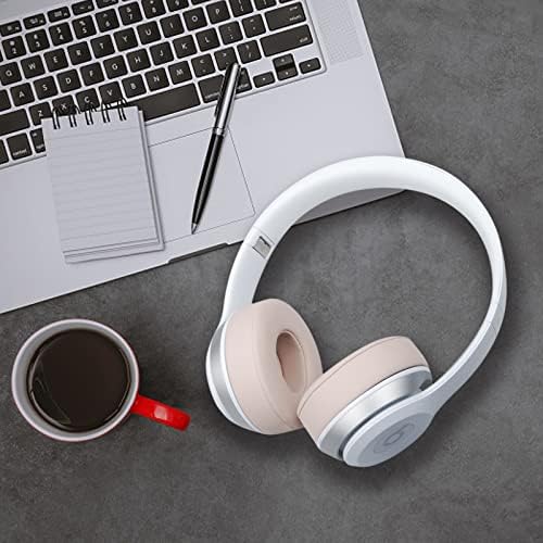 Upgrade Your Beats Solo 2 & 3 Experience with GVOEARS Premium Thicker Memory Foam Ear Pads – Exceptional Comfort & Noise Isolation, Durable 3 M Adhesive for Secure Fit, Stylish Grey Cushions for Enhanced Audio Performance and Long-Lasting Use – Perfect Headphone Accessories for Wireless & Wired Models