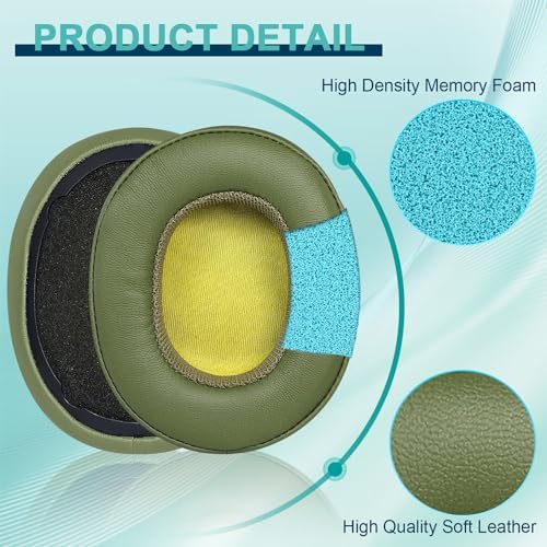 Upgrade Your Skullcandy Experience with Premium Replacement Ear Pads for Crusher Wireless, Evo, Hesh ANC & Venue Headphones – Ultimate Comfort, Superior Noise Isolation & Enhanced Audio Quality for Long Listening Sessions – Easy Installation & Sleek Design