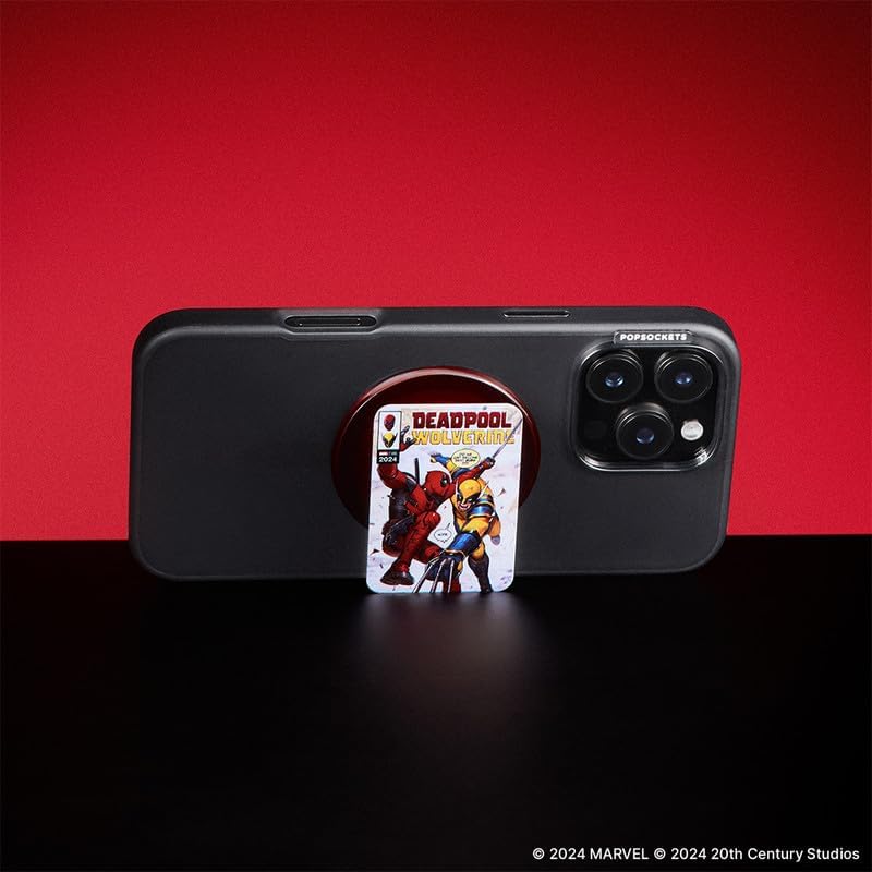 Marvel Captain America Mag Safe Pop Socket Grip – Secure Enamel Phone Holder with Kickstand, Wireless Charging Ready, Lightweight Design for Ultimate Usability and Marvel Fandom Style