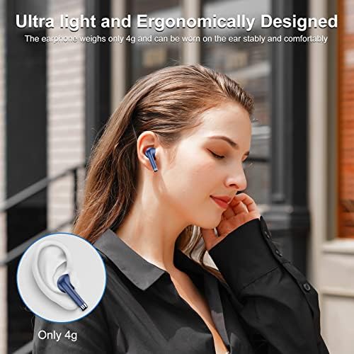 Premium Bluetooth 5.3 Wireless Earbuds – Deep Bass Stereo Sound, 40-Hour Playtime, IPX7 Waterproof, Noise-Cancelling Mic, LED Battery Display – Ultimate Compatibility for i OS & Android Users, Perfect for Active Lifestyles and Uninterrupted Listening