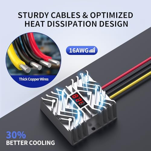 Elevate Your Power Solutions with the Versatile 12 V to 24 V DC-DC Step-Up Converter – Perfect for Golf Carts, LED Lighting, and Automotive Systems – 120 W Output, 5 A Current for Unmatched Efficiency and Easy Installation in Any Setting