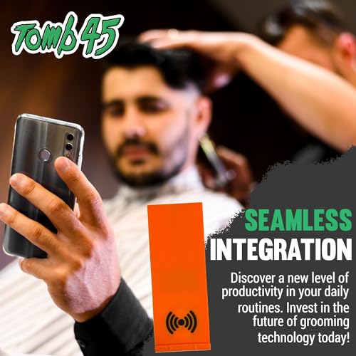 Tomb 45 Professional Wireless Charging Mat – Enhanced Fast Charging Solution for Barbers – Stylish & Functional Mobile Accessory for Organized Grooming Spaces – Durable, Anti-Slip Design for Seamless Device Compatibility