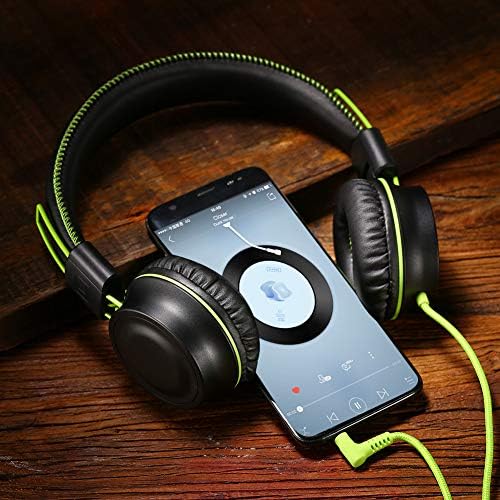 M2 Kids Foldable On-Ear Headphones – Adjustable, Tangle-Free 3.5 mm Wired Design in Vibrant Blue – Perfect for School, Travel & Gaming – Durable Comfort with Clear Sound for Young Auditory Enthusiasts – Ideal for Active Lifestyles and Extended Use