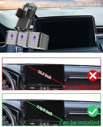 Upgrade Your Toyota Tundra or Sequoia Driving Experience with the 360° Rotating Mag Safe Phone Holder – Premium Dashboard Mount Designed for 2020-2025 Models, Ensures Safety, Accessibility, and Sleek Aesthetics Without Air Vent Obstruction