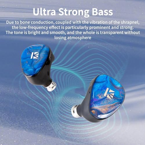 KBEAR KB02 Professional Wired In-Ear Monitors – Premium Audio Experience for Musicians, Gamers, and Audiophiles | Exceptional Hi-Fi Sound, Ergonomic Comfort, and Durable 2 PIN IEM Cable for Unmatched Listening Quality and Performance