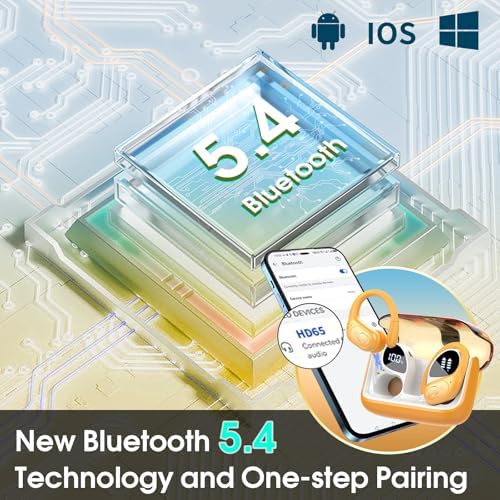 Ultimate Bluetooth 5.4 Wireless Earbuds with 75-Hour Playtime – Ergonomic Deep Bass Sport Headphones with IPX7 Waterproof Rating for Active Lifestyles, Advanced ENC Noise Cancelling Mic for Superior Call Clarity – Ideal for Fitness and Outdoor Activities