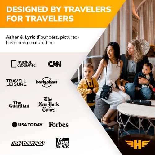 Hero Travel Supply All-in-One Universal Travel Adapter – Global Charging Companion for 100+ Countries | Charge Up to 3 Devices with Dual USB-A & USB-C Ports | Compact Design with Built-in Surge Protection for Hassle-Free Adventures | Essential Travel Accessory for On-the-Go Connectivity
