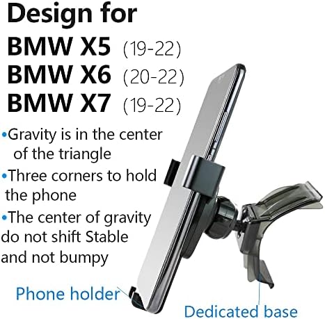 Premium BMW X5 & X6 Car Phone Holder (2014-2019) – Ultimate Smartphone Mount for Seamless Navigation & Hands-Free Communication – Durable Design, Easy Installation, and Enhanced Interior Aesthetics