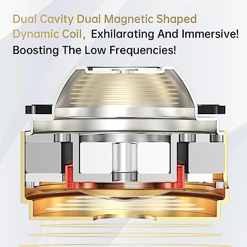 Experience Unmatched Sound with CCA ND DD3 Adjustable Tone In-Ear Monitor Headphones – Dual Magnetic Dynamic Driver Gaming Earbuds with Detachable Cable for Customizable Audio Performance and Ultimate Comfort