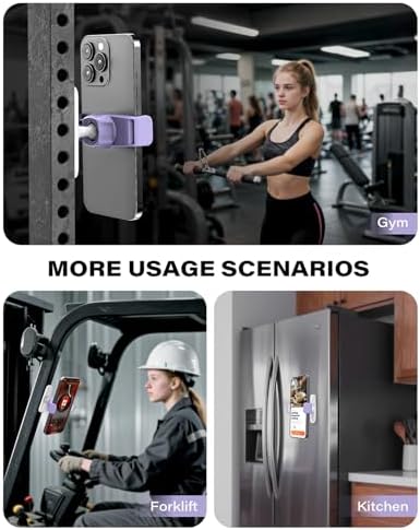 APPS2 Car Gym Magnetic Phone Holder – 360-Degree Adjustable Mount for Smartphones (4.7-6.5″) – Durable Alloy Base & Joint – Sleek Design for Enhanced Safety & Convenience on the Road – Optimal Viewing Angles for Navigation & Hands-Free Calls – Reliable Magnetic Grip for Secure Smartphone Support – Compact Gym Phone Accessory for Easy Installation & Use – Elevate Your Driving Experience with Robust Performance & Stylish Aesthetics
