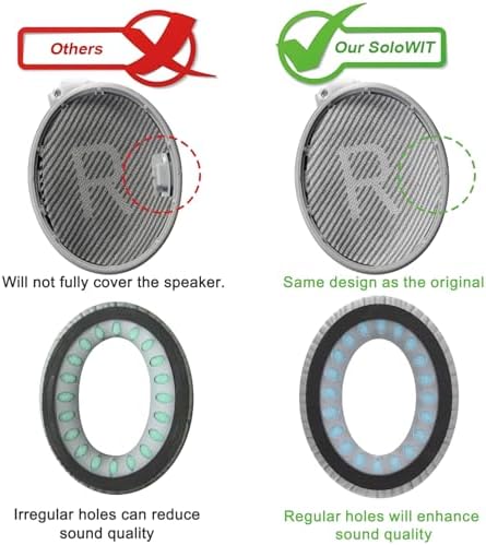 Ultimate Comfort Earpads for Bose QC35 & QC35 II – Luxurious Leather Design with Superior Noise Isolation Foam and Enhanced Thickness for Optimal Listening – Stylish Grey Replacement Cushions to Revitalize Your Headphones