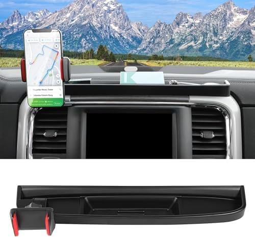 Transform Your Driving Experience with the Sturdy Multi-Mount Dash Phone Holder for 2012-2017 Dodge RAM – Effortless Smartphone Access & Efficient Storage Solution Enhance your vehicle’s functionality with our specialized Multi-Mount Dash Phone Holder, meticulously engineered for 2012-2017 Dodge RAM models. Constructed with a robust metal rod, this phone mount promises exceptional durability and stability, ensuring your device stays securely in place even on rugged roads. Seamlessly access your smartphone for navigation, music, and hands-free communication while maintaining complete focus on your driving. This versatile accessory accommodates a variety of smartphone sizes and features an integrated storage tray for essential items, decluttering your space and enhancing organization. Enjoy quick, tool-free installation for immediate use. Crafted with premium materials, this phone holder combines practicality with a sleek aesthetic, making it an indispensable accessory for every Dodge RAM enthusiast. Upgrade your daily commute with this essential smartphone solution engineered for both style and functionality.