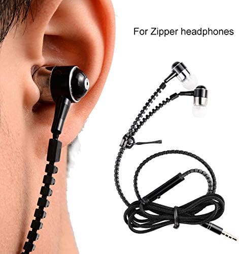 Premium Wired Earphones with Microphone for Active Lifestyles – Noise Cancelling In-Ear Headphones with Deep Bass Stereo Sound for Workouts, Gaming, and Clear Calls (Black) – Versatile Compatibility and Ergonomic Comfort