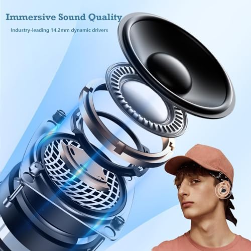 Invisible Mini Bluetooth Earbuds for Small Ear Canals – Discreet Skin Tone Design for Seamless Comfort in Sleep and Active Lifestyles – Lightweight, Sweat-Resistant with Superior Audio Clarity and Effortless Pairing – Perfect Companion for Travel and Daily Use