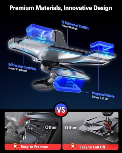 Revolutionize Your Driving Experience with the Pop-Tech Magnetic CD Slot Phone Holder – Advanced Mag Safe Compatibility for All Smartphones, Adjustable Cradle for Optimal Viewing Angles, Effortless Installation and Enhanced Stability for Hands-Free Navigation and Calls
