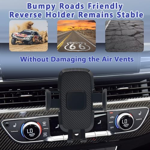 Premium COMETURE Car Phone Holder Mount for Audi Q7 (2020-2024) – Versatile 360° Rotation Smartphone Cradle for i Phone & Android – Enhance Driving Safety with Secure Navigation and Stylish Design – Effortless Installation & Long-Lasting Durability