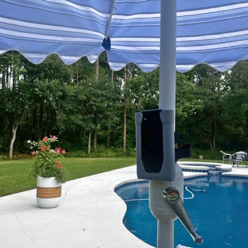 Versatile Strap-On Phone Mount for Outdoor Adventures | Universal Holder for Boats, Golf Carts, Strollers & More | Made in USA (Black) – Ultimate Durability and Convenience