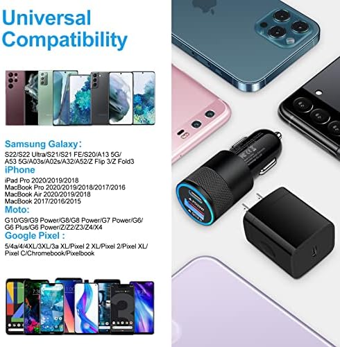 Revolutionary 15 W Fast Wireless Charger Pad for Motorola Edge, Razr 2025/2024, Moto G Stylus/Power 2024, and Galaxy S24/S23/S22 – Ultimate Convenience with QC Adapter for Rapid Charging Efficiency and Superior Device Compatibility