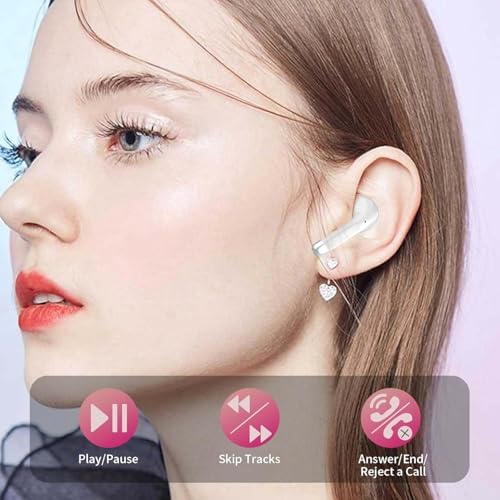 MIPOW x Miffy Bluetooth 5.3 Wireless Earbuds – Enchanting Pastel Pink Bunny Design with IPX7 Waterproof Protection for Active Lifestyles – 36 Hours of Uninterrupted Playtime & AI-Powered ENC Noise Cancellation for Superior Sound Clarity – Perfect Sport & Everyday Earbuds for All Ages