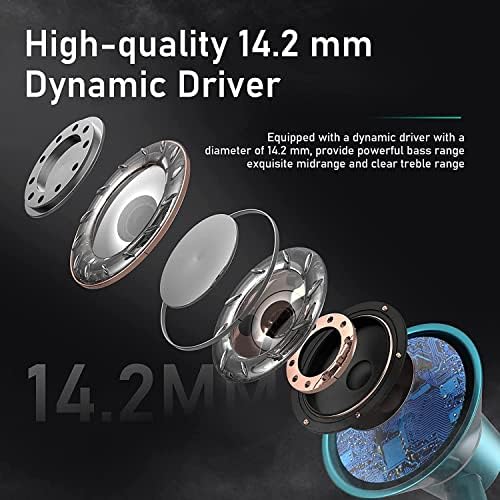 OKCSC P120 Wired Semi-In-Ear Headphones with Microphone – Durable Audio Companion for Smartphones, Enhanced Comfort, and Superior Sound Quality for Everyday Use