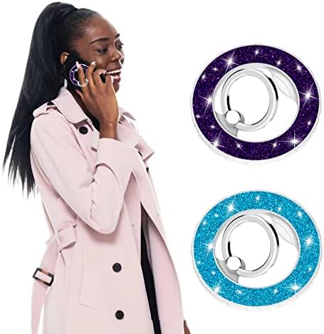 Magnetic Phone Ring Holder Stand – Adjustable Finger Grip with Enhanced Stability and Style for i Phone 12-15 Series – Collapsible Kickstand with Superior 80% Magnetic Strength, Sleek Blue Design for Wireless Charging Compatibility – Ultimate Protection and Versatile Angle Adjustment for Seamless Use