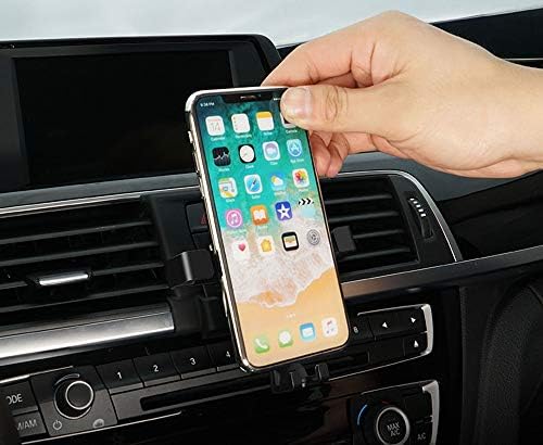 Elevate Your Driving Experience with the i JDMTOY Gravity Smartphone Holder – Precision Dash Mount for BMW F30/F31 3 Series and F32/F33 4 Series – Unobtrusive Design, Secure Clip-On Fit, Perfect for Hands-Free Navigation and Music Control, No Air Vent Interference