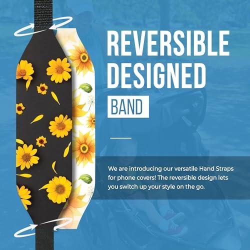 Customizable Reversible Phone Grip Strap – Pack of 2 Anti-Slip Finger Holders for Secure Mobile Handling, Wireless Charging Compatibility, and Detachable Design for Enhanced i Phone Use and Comfort, Elevate Your Style and Functionality