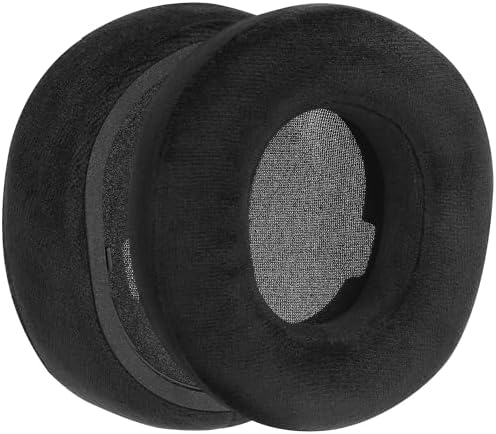 Upgrade Your Sound and Comfort with Geekria Premium Velour Replacement Ear Pads for Steel Series Arctis Nova Pro Wireless Headphones – Luxurious Black Cushioning for Enhanced Listening Experience and Superior Sound Isolation