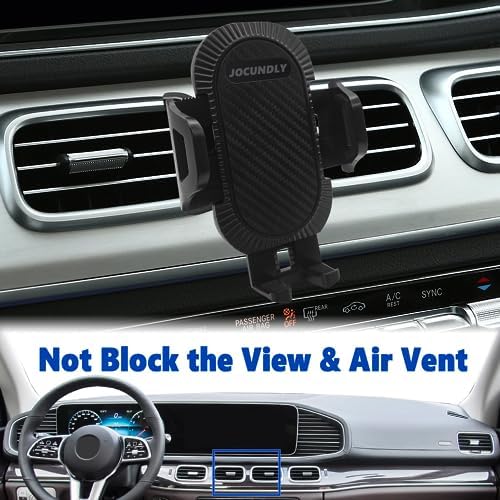 Premium Air Vent Car Phone Mount for 2020-2024 Mercedes Benz GLE & GLS Class | Thick Case Compatible Mobile Holder for Navigation & Calls | Elegant Auto Accessory for Enhanced Driving Safety & Convenience