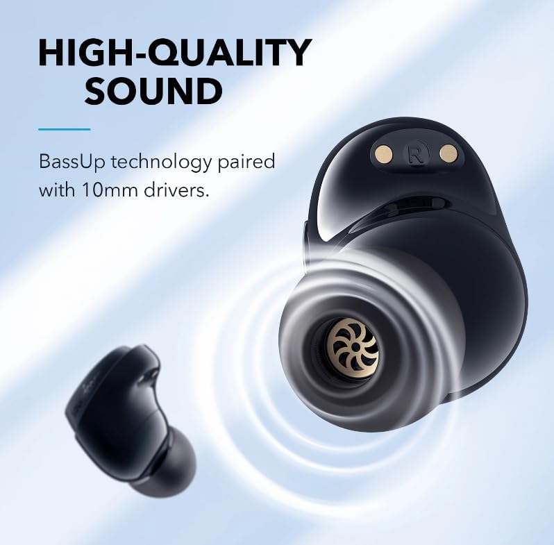 Soundcore by Anker Life Dot 3 Truly Wireless Noise Cancelling Earbuds – IPX5 Waterproof, Ergonomic Design, 30-Hour Battery Life, Bluetooth 5.0 Compatibility, Premium Audio Performance for Active Lifestyles