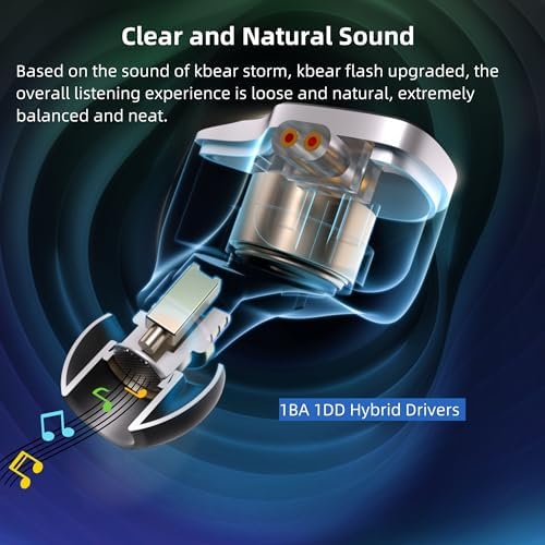 KZ ZSN Pro Hybrid In-Ear Headphones – Premium 1 BA & 1 DD Gaming Earbuds with Detachable 3.5 mm Cable for Crystal-Clear Sound and Ergonomic Comfort – Stylish Purple Finish, Enhanced Device Compatibility for Gamers and Audiophiles