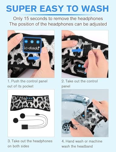 Transform Your Sleep and Workouts with Bluetooth 5.4 Sleep Headband Headphones – Ultra-Thin, Sweat-Resistant Comfort Meets Premium HD Sound for Active Lifestyles and Restful Sleep – Perfect Gift for Fitness Buffs and Music Lovers