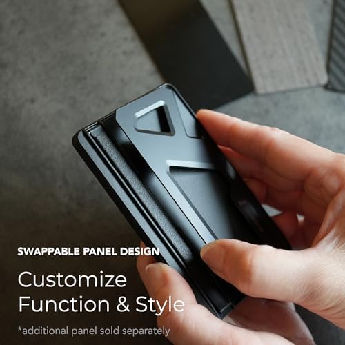 Mag Sleek Grip-X Magnetic Wallet with Advanced Anti-RFID Security | Ultra-Slim Card Holder & Versatile Phone Grip Stand for Mag Safe-Compatible i Phone 16 Pro Max, 15, 14, 13 | Stylish and Functional Mobile Accessory for Effortless On-the-Go Organization