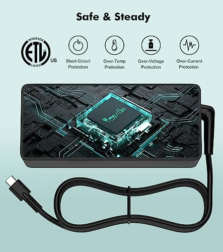 Power Up Your Devices with the Ultimate 100 W USB-C Laptop Charger – Fast Charging Adapter for Lenovo, HP, Dell, Mac Book, and More – Universal Compatibility for Seamless Charging Across Gaming Laptops and Tablets – Compact and Lightweight Design for Home, Office, or Travel – Safety Certified with Overcurrent and Overvoltage Protection – Includes 5 ft Power Cable for Maximum Convenience – Experience Rapid Charge Speeds with PD 3.0 Technology – Perfectly Engineered for Chromebooks, Asus, MSI, Acer, and Huawei – Stay Connected Anywhere with This Reliable USB-C Power Solution – 1-Year Satisfaction Guarantee for Peace of Mind – Upgrade Your Charging Experience Today!