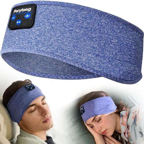 Ergonomic Bluetooth Sleep Headphones: Wireless Sports Headband with Hi-Fi Stereo Sound for Ultimate ASMR Relaxation – Lightweight, Cozy Audio Solution for Men and Women, Perfect for Meditation and Restful Sleep