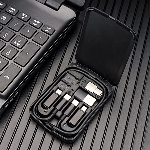 Revolutionize Your Travel Experience with the Multi-Functional Compact Cable Card – 22″ USB-C Cable & Versatile Adapter Kit for Effortless Data Transfer and Fast Charging Across All Devices, Compact Storage Solution for Phones, Tablets, and Laptops, Enhanced Compatibility for Every Journey