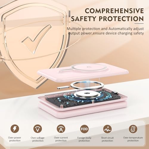 Revolutionize Your Charging Experience with the Ultimate 3-in-1 Wireless Charging Station for i Phone, Apple Watch, and Air Pods – Magnetic Foldable Design for Enhanced Portability and Fast Charging Compatibility with i Phone 16, 15, 14, 13, 12 Pro Max Plus – Effortlessly Streamline Your Tech Setup and Eliminate Cable Clutter – Durable and Stylish Solution for Home and Office Use