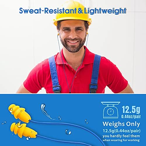 MIPEACE USB Type C Ear Plug Headphones – Noise-Reducing Earbuds for Industrial Use, Ergonomic Comfort for Construction Professionals, Enhanced Sound Isolation for Workplace Safety, Lightweight & Durable Design, Ideal for All-Day Wear