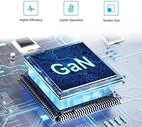 Amazon Basics 65 W Ga N USB-C Wall Charger – High-Speed Power Delivery Adapter for Laptops, Tablets & Smartphones, Compact & Foldable Design for Ultimate Portability, Efficient Charging Solution in Sleek Black Finish