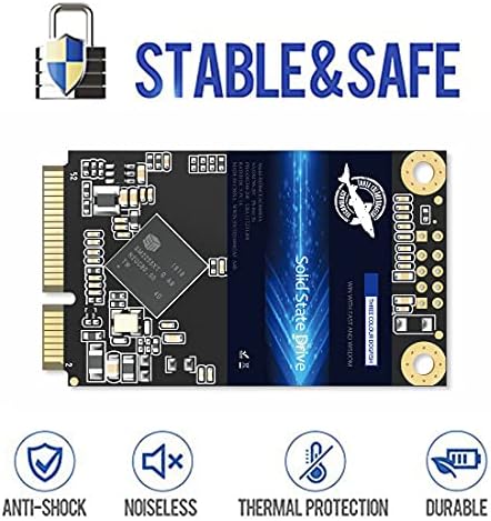 Boost Your System’s Performance with Dogfish 64 GB MSATA SSD – Lightning-Fast Internal Solid State Drive (5-Pack) for Enhanced Speed & Versatile Compatibility in Desktops and Laptops – Reliable, Durable, and Perfect for High-Intensity Tasks